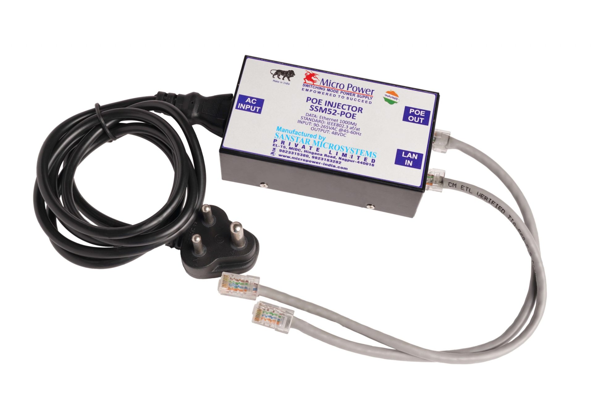 PoE Injectors for IP Cameras and Access Points